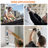 Proster 0-225° Digital Angle Finder Protractor - Aluminum Angle Gauges 225° 16 inch Backlit LCD Protractor with Horizontal and Vertical for Carpenter Woodworking Home Decoration Proster