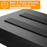 2 Step Wooden Step Stools for Adults Kids, Heavy Duty Stepping Stools Wooden Bed Step Stools for High Beds, Non-Slip 2 Bedside Foot Stool with 500 Lbs Capacity, Kitchen, Bed, RVS Step, Rustic Brown FYGUES