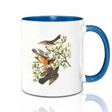 Sumex 11oz Sublimation Blanks Mugs,Set of 12 Ceramic Coffee Mugs for Tea, Milk, Latte,Blue Inner and Handle Sumex