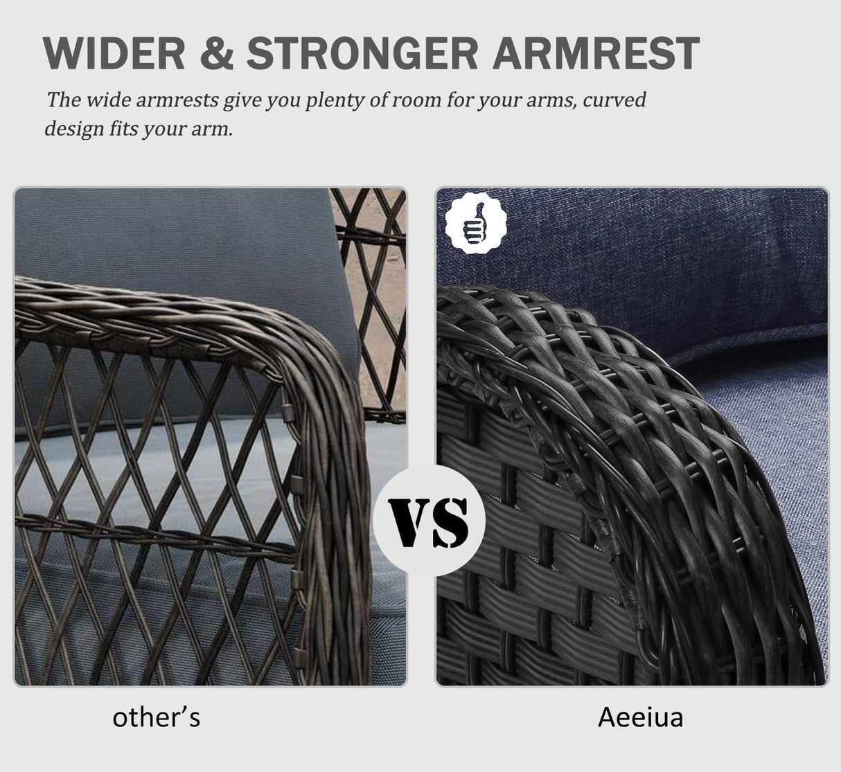 9 Pieces Outdoor Patio Furniture Set, Wicker Rattan Swivel Glider Rocker Single Chairs Patio Sofa with Ottomans and Side Table Generic