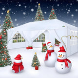 COBIZI 10x20 Pop Up Canopy Tent with Sidewalls, Commercial Ez Up Canopy, 3 Adjustable Heights, Waterproof and UV Protection 50+, Outdoor Gazebo Pop up Tent for Parties & Patio with 4 Sandbags COBIZI