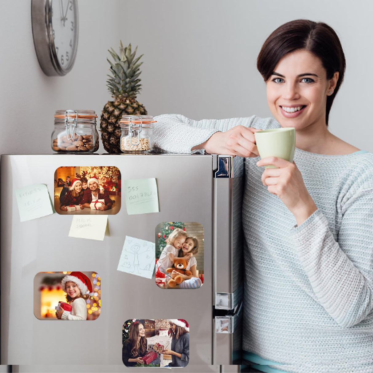 44 Pcs 4 x 6 Inch Thick Sublimation Blank Refrigerator Magnets Blanks Sublimation Magnet with 22 Pcs Fridge Magnets 22 Pcs Large Rectangle Blanks for Kitchen Microwave Oven Office Decor Supplies SENONAPO