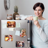 44 Pcs 4 x 6 Inch Thick Sublimation Blank Refrigerator Magnets Blanks Sublimation Magnet with 22 Pcs Fridge Magnets 22 Pcs Large Rectangle Blanks for Kitchen Microwave Oven Office Decor Supplies SENONAPO