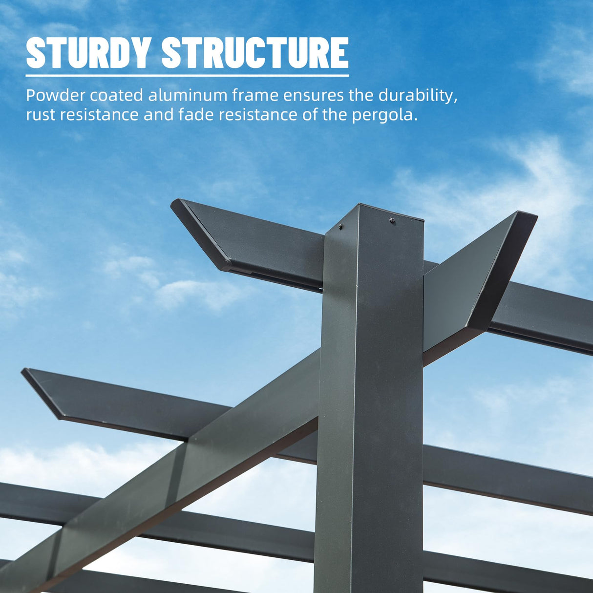 Domi Outdoor Retractable Pergola 11' x 20',Heavy-Duty Aluminum Shelter with Double Sun Shade Pavilion Extra Large Canopy for Gardens Backyard and Decks,Dark Grey domi outdoor living