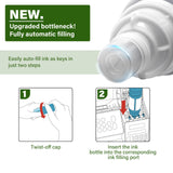 Osinkjet 502 Ink Refill Bottles for Eco Tank ET-3760 ET-2850 ET-4760 ET-4850 ET-3850, 502 Ink Bottles for ET-15000 ET-4750 ET-2750 ET-2760 Printer T502 Ink Refill Bottles Combo Pack(2BK C M Y) Osinkjet