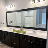 10M Black Wood Grain Removable PVC Waterproof Border Wall Decor Removable Self Adhesive Kitchen Bathroom Tiles Sticker Wallpaper 4.2x390 Teemall