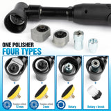 KUIMIT Cordless Mini Car Polisher, 12V Micro Cordless Scratches Killer Car Polisher RO/DA Mini Car Polisherwith 5 Variable Speeds 2500-6000RPM & 2x2.0Ah Batteries for polishing, Sanding and Cleaning KUIMIT