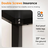 DlandHome 63 inches X-Large Computer Desk, Composite Wood Board, Decent and Steady Home Office Desk/Workstation/Table, BS1-160BB Black Walnut and Black Legs, 1 Pack DlandHome