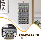 TEMUORG 2 Pcs Sunglasses Organizer Storage Sunglass Holder for Wall Hanging Eyeglass Organizer for Multiple Glasses (GRAY) TEMUORG