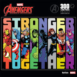 Buffalo Games - Marvel - Stronger Together - 300 Piece Jigsaw Puzzle for Adults -Challenging Puzzle Perfect for Game Nights - Finished Size is 21.25 x 15.00 Buffalo Games