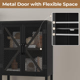 HAUOMS Corner Bookshelf, 5 Tier Industrial Convertible Bookshelf with 6 Fabric Drawers, Corner Bookcase Large L Shaped Storage Display Shelf for Home Office, Living Room, Kitchen, Black HAUOMS