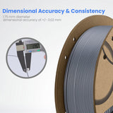 ELEGOO PLA Filament 1.75mm White 1KG, 3D Printer Filament Dimensional Accuracy +/- 0.02mm, 1kg Cardboard Spool(2.2lbs) 3D Printing Filament Fits for Most FDM 3D Printers ELEGOO