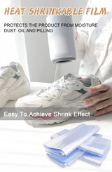 Heat Shrink Bag-Hoatai 12x18"Professional Grade Heat Shrink Wrap is Used to Store Wrap Embellished Items for Longer Life - Industrial Grade Shrink Wrap Bags Transparent and Odorless(100 Pcs) Hoatai