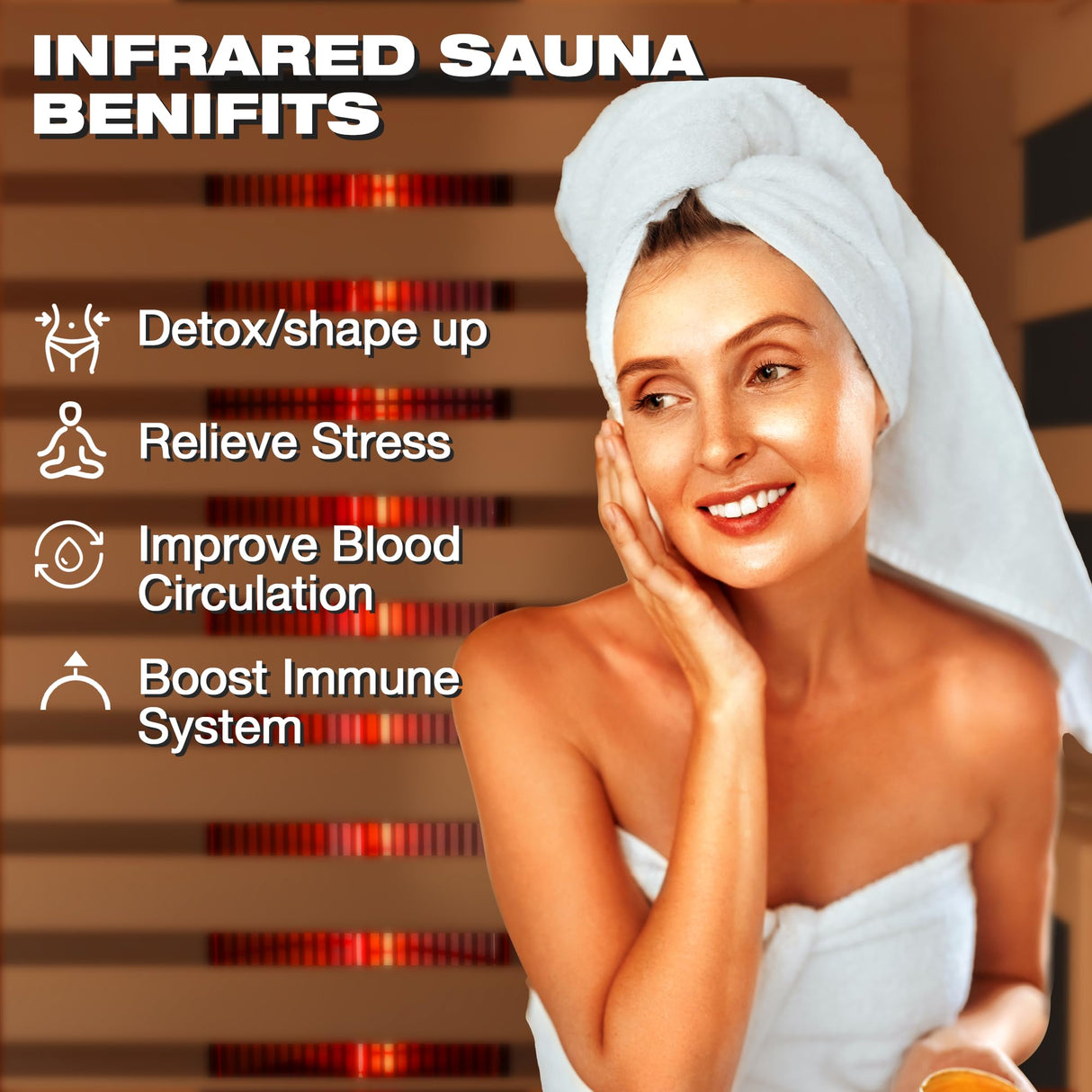 BNEHS Full Spectrum Infrared Sauna, 1 Person Home Sauna Spa Room with Adjustable Backed Chair, Indoor Dry Sauna with Rapid Heating 7 Carbon Panels and 1 Carbon Tube, Canadian Hemlock,120V BNEHS