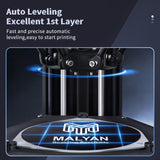 MALYAN Mini Delta 3D Printer M300 - Fully Assembled FDM 3D Printers for Kids and Beginners, Free Sample PLA Filament and MicroSD Card Preloaded with Printable 3D Models, Printing Size 110x110 mm MALYAN