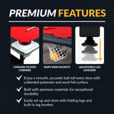 Hathaway Fairmont 6 Ft Portable Pool Table, Adults Folding Billiards Tables for Game Room with Easy Foldable Storage, Includes Full Set of Billiard Balls, Cues, Chalk & Brush Hathaway