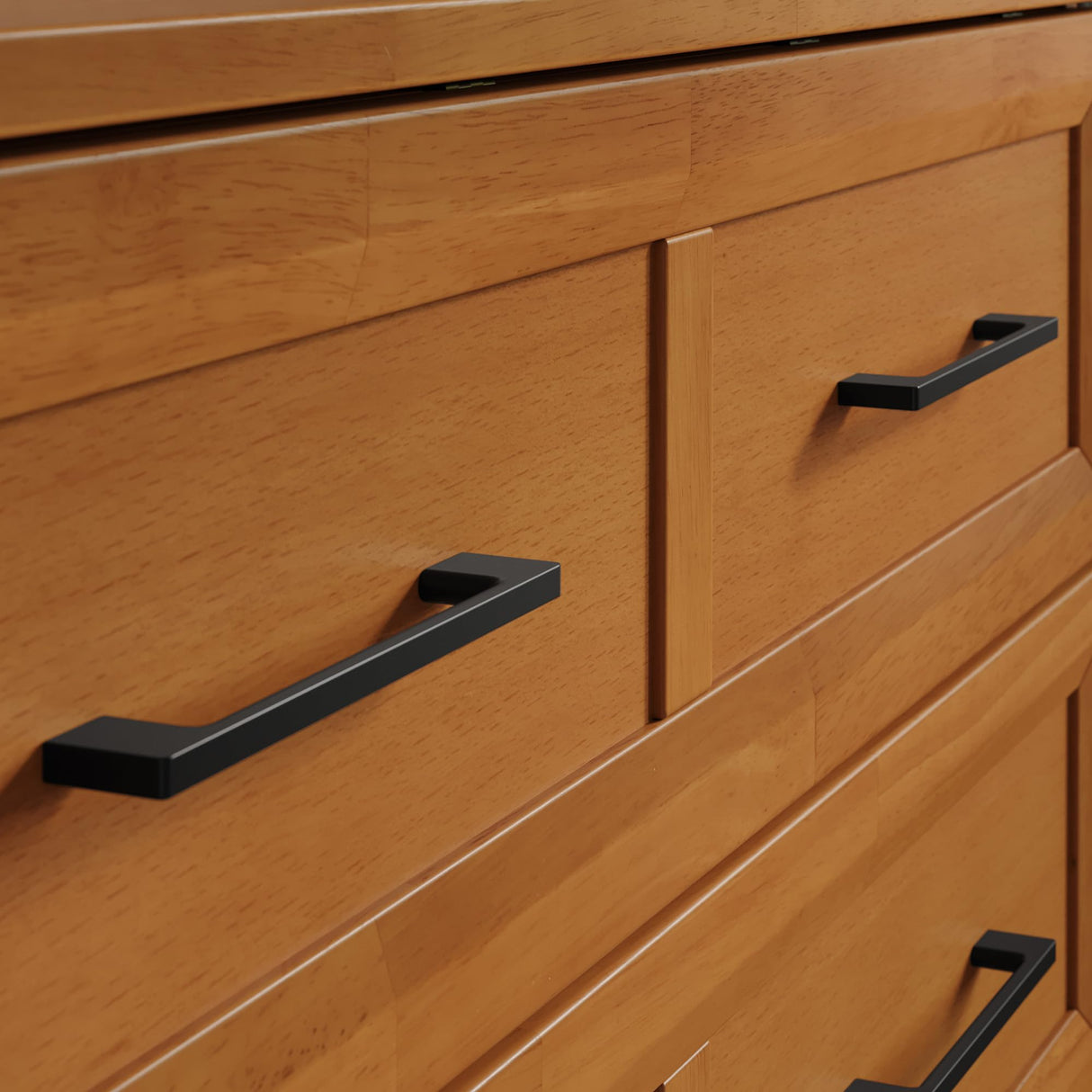 AFI, Santa Fe Twin Murphy Bed Chest with 6" Mattress & Built-in USB Charger, Light Toffee AFI