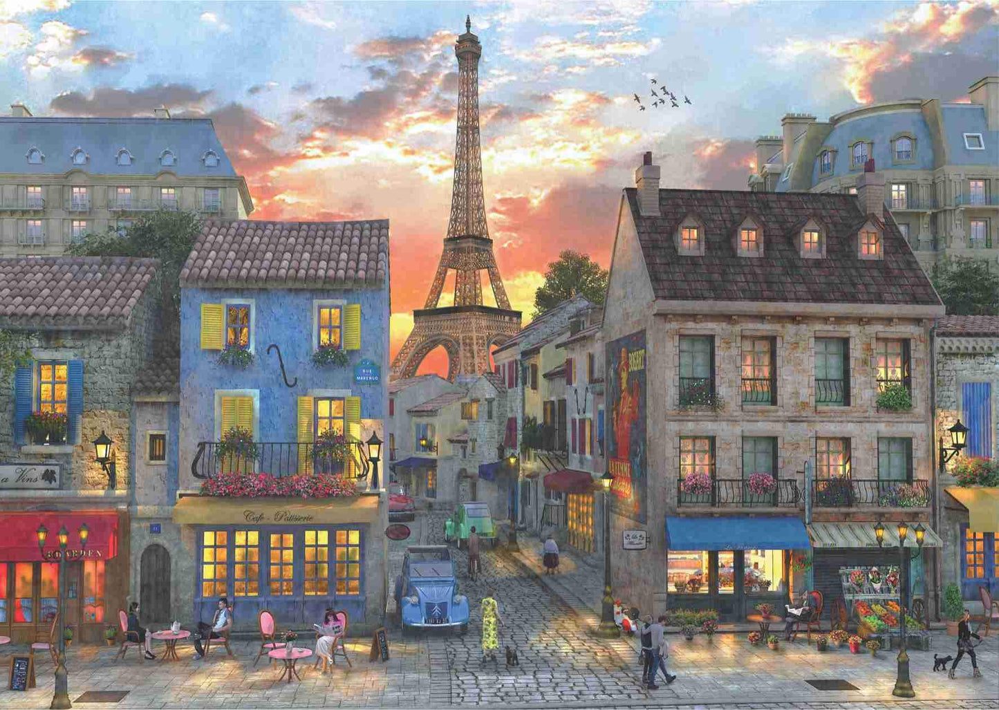 Anatolian 3000Piece Jigsaw Puzzle - Streets of Paris Jigsaw Puzzle, Brown/a (ANA4910)