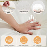 ONBRILL Oversized Egg Chair, Indoor Outdoor Egg Rattan Chair with PE Rattan, Steel Frame and Detachable Cushions, Wicker Lounger for Patio, Pool, Living Room, Bedroom - Beige ONBRILL