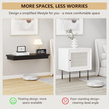 Eylar Intact Secret Home Decor with Hidden Storage, Floating Night Stand with Gun Drawer, Space-Saving Gun Shelf for Bedroom, Hallway, Office, Solid Wood (Black) Eylar