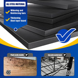 72"H Garage Shelving Heavy Duty Garage Storage Shelves,3000LBs Metal Shelving Unit 5T Adjustable Industrial Utility Shelf Black Organization Rack for Warehouse Storage,72"H x 35.4"W x 15.7"D RPGHJJ