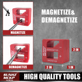 SUNHZMCKP 124-Piece Magnetic Screwdriver set, Includes Slotted, Phillips, Pozidriv, Hex, Torx and Precision Screwdriver, ratcheting screwdriver and nut drivers With Storage rack SUNHZ MCKP