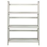 Casual Home 3-Shelf Folding Stackable Bookcase (27.5" Wide)-White Casual Home