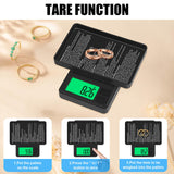 Digital Pocket Scale 1000g x 0.01g, Diyife Portable Precision Gram Scale Jewelry Scale with Protective Cover, Auto-Off, Backlit LCD, 7 Units Tare, for Food, Kitchen, Coffee, Battery Included Diyife