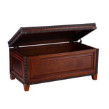 SEI Furniture Amherst Trunk Coffee Table w/ Storage, Brown SEI Furniture