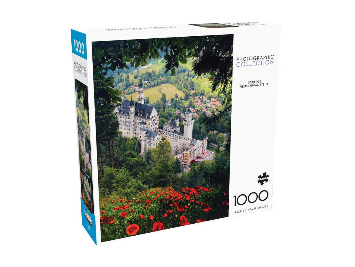 Buffalo Games - Florian Olbrechts - Schloss Neuschwanstein - 1000 Piece Jigsaw Puzzle for Adults -Challenging Puzzle Perfect for Game Nights - Finished Size is 26.75 x 19.75 Buffalo Games