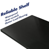 NUMENN 5 Tier Bookshelf, Tall Bookcase Shelf Storage Organizer, Modern Book Shelf for Bedroom, Living Room and Home Office, Black NUMENN