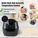 VALLYDOM Wax Melter, Candle Making Kit, Wax Pot 1000ml Capacity, Candle Jars for Making Candles, Wax Melter for Candle Making, with Spoon, Can be Used to Make Soy Wax, Soap Making Kit for Adults VALLYDOM