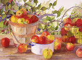 Ledgebay DIY Paint by Numbers Kit for Adults Unframed Canvas: Beginner to Advanced Paint by Numbers Kit - Kits Include Acrylic Paint set 4 Brushes & Tabletop Easel - (Apple Harvest 16" x 20" Unframed) Ledgebay
