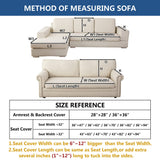 Eismodra Sectional Couch Covers,L Shape Sofa Slipcover Furniture Protector for Dogs Cats Pet Chaise Lounge 3 Cushion Couch Loveseat,White 36 x 36 inches (Only 1 Piece) Eismodra