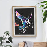 NAIHEY Scratch Art Rainbow Painting Paper DIY Crafts Womens Hobbies Engraving Art Scratchboard Scratch Painting Sketch Pads for Adults 16” x 11.2” (Unicorn Animal) Birthday Gift NaiHey