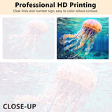 TUMOVO Paint by Numbers for Adults Beginner Jellyfish Paint-by-Numbers Wild Marine Animals Paint by Number Kits DIY Paint by Numbers Adult Paint by Number Kits on Canvas Home Decor, 16 x20 Inch TUMOVO