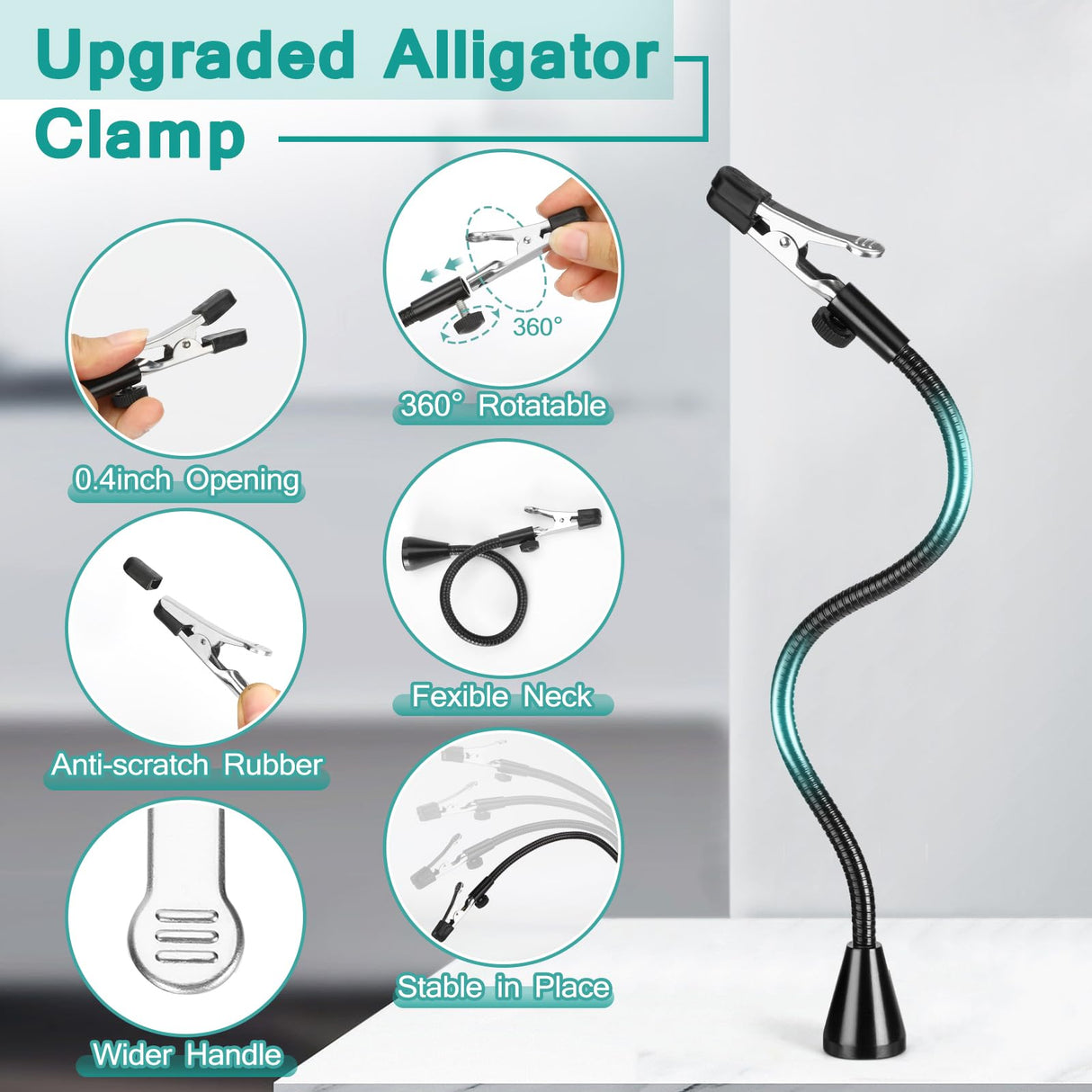 IVMAIE Helping Hands Soldering Station, 10X Magnifying Glass with light, 4 Magnetic PCB Holder Arms, Non-Slip Weighted Base Magnifier, Third Hand Soldering Tool for Soldering Jewelry Hobby Craft IVMAIE