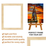 EVNEED DIY Canvas Stretcher Bars 16x20 Inch Canvas Frame - Easy to Assemble, Gallery Wrap Oil Frame Kits Canvas Wood Stretcher Bars for Oil Paintings, Prints, Paint EVNEED