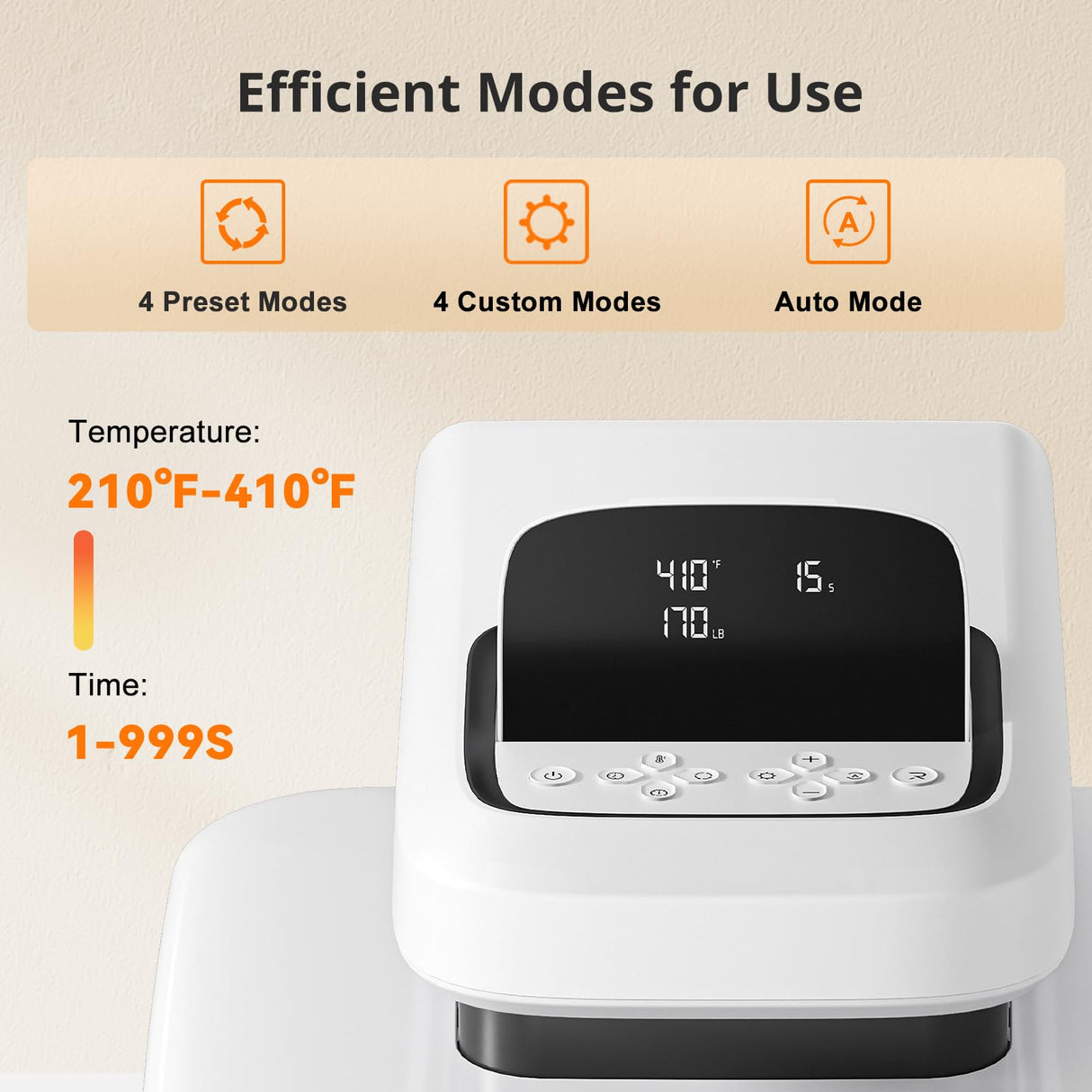 HTVRONT Auto Heat Press 2 - Heat Press Machine for T Shirts with Adjustable Pressure & Higher Heating Height, Heats Up Fast and Evenly Heat Press 15x15 for HTV, Sublimation, Heat Press Projects HTVRONT