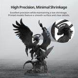 ANYCUBIC Tough Resin 2.0, 3D Printer Resin with Upgraded High Toughness and High Precision, 365-405nm Fast Curing 3D Resin for 4K 8K LCD/DLP/SLA 3D Printing (Black, 1kg) ANYCUBIC