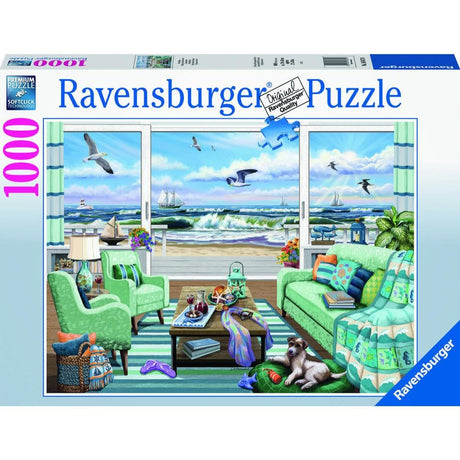 Ravensburger Beachfront Getaway Jigsaw Puzzle - 1000 Unique Pieces | Softclick Technology Ideal for Adults & Kids | Forest Stewardship Council Certified Ravensburger