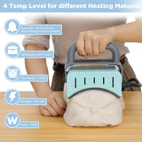 XDOVET Heat Press Machine, Mini Heat Press Machine for T-Shirts & Caps, Flat and Curved Heating Plate, Safty Base, Hat Press Machine for Patches, Sublimation XDOVET