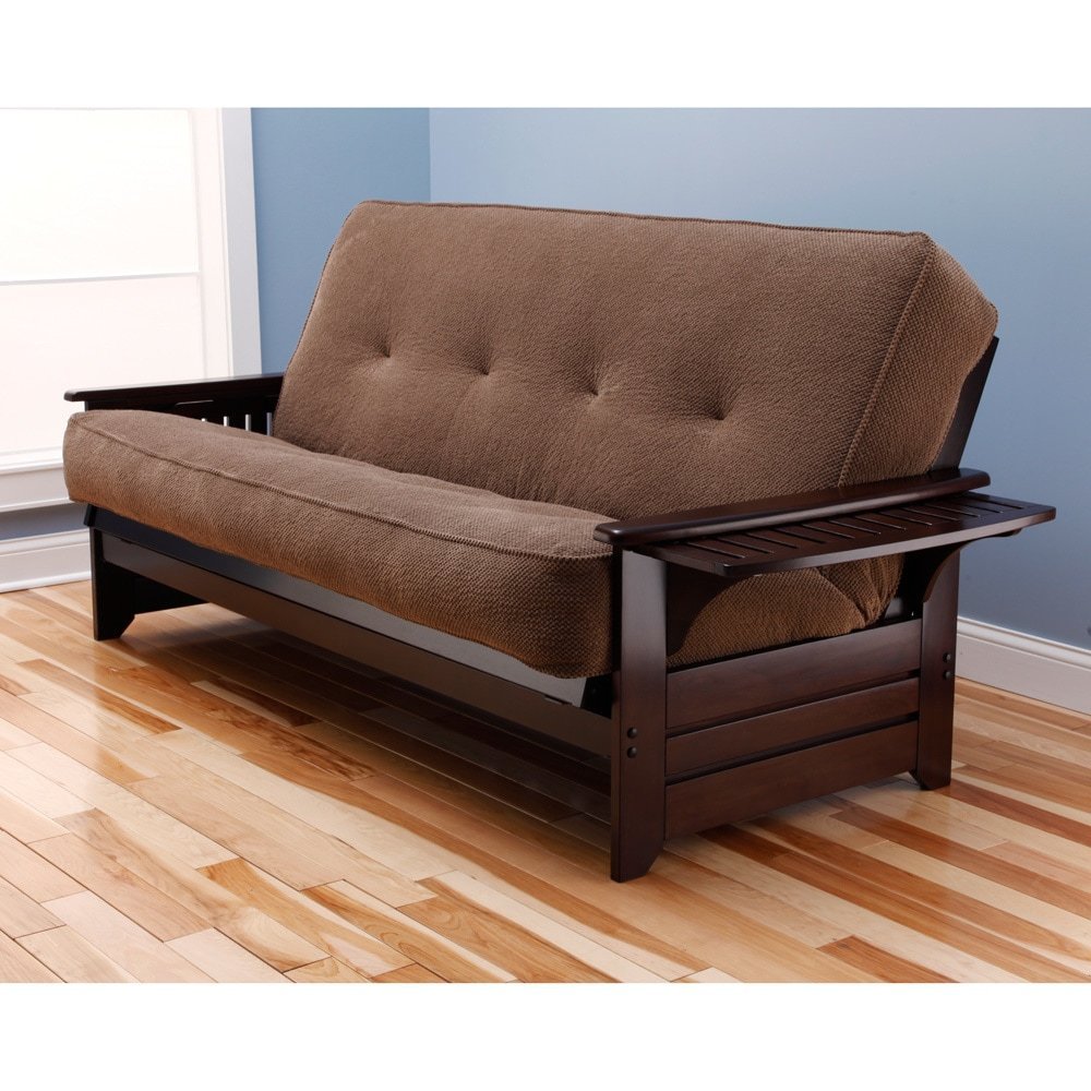 Kodiak Furniture Phoenix Full-Size Traditional Hardwood Frame in Espresso/Brown - WoodArtSupply