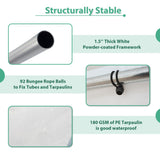 YOPTO 20x32FT Party Tent, Large Wedding Event Shelters with 3 Storage Bags & Removable Sidewalls,Outdoor Heavy Duty Canopy Gazebo Commercial Tents for Parties Carport Camping Garden Patio YOPTO