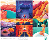 Buffalo Games - Marcy Smith - Places You Will Go - 1500 Piece Jigsaw Puzzle for Adults -Challenging Puzzle Perfect for Game Nights - Finished Size is 38.50 x 26.50 Buffalo Games