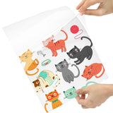 Nicunom 40 Sheets Sublimation Sticker Paper, Glossy Transparent Sublimation Stickers Waterproof 8.5"x11" Printable Clear Sticker Paper for DIY Custom Sticker, Decals, Labels Nicunom