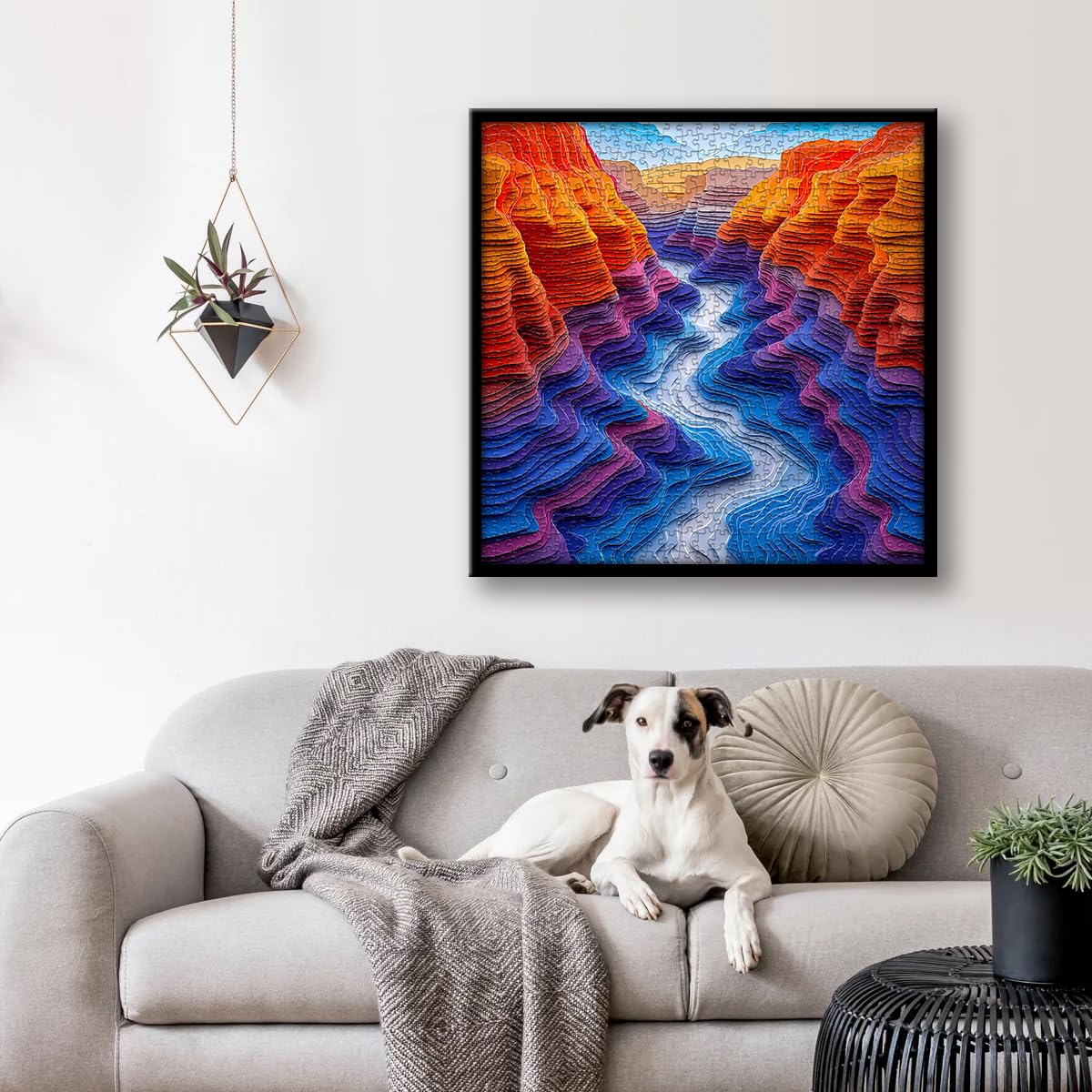 Impossible Landscape Puzzles for Adults 1000 Pieces, Unique Canyon Puzzles Paper Cut Art Puzzle, Difficult Nature Jigsaw Puzzles, Hard Challenging Puzzles Scenery PICKFORU