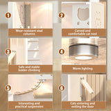 Large Enclosed Cat Condo, Wooden Large Cat Villa, Indoor/Outdoor Cats Enclosure with Wheels, Multi-Feature Cat Houses for Indoor Cats Ventilation Glass Doors, 50" X 36" X 24" (White, 50" X 36" X 24") TMGSK