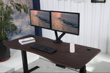 ApexDesk K Series 71" Height Adjustable Standing Desk with Memory Controller, Walnut ApexDesk