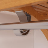 John Louis Home Solid Wood Walk-In Closet Organizer - 100% Real Wood Cut-to-Fit System with Adjustable Shelves, Metal Garment Bars & Ventilated Design for Custom Storage (Honey Maple) John Louis Home